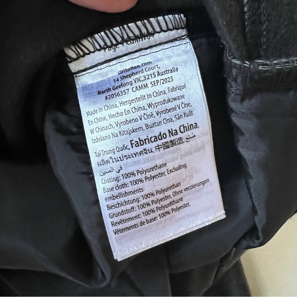 NWT Cotton On High Rise Arden Black Faux Leather Women Pants Size 6 - Picture 12 of 12